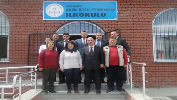  İl Milli Eğitim Müdürümüz Hakan CIRIT merkeze bağlı Melekli Şehit er Aytekin Arslan ilkokulunu ziyaret etti