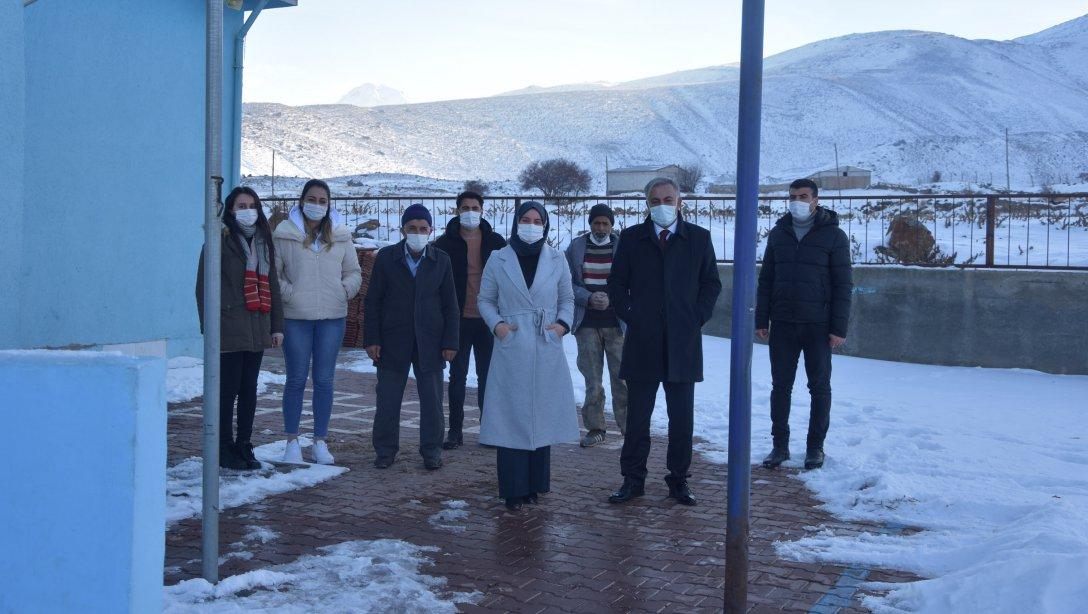 Milli Eğitim Müdürümüz Sn. Hakan GÖNEN onarımı tamamlanan Aralık Yenidoğan İlkokulunu ziyaret etti.