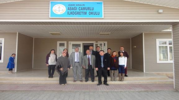 İl Milli Eğitim Müdürümüz Hakan CIRIT ve Milli Eğitim Müdür Yardımcısı Muhittin YÜCEL, İlimize bağlı Aralık ilçesindeki okulları ziyaret etti.