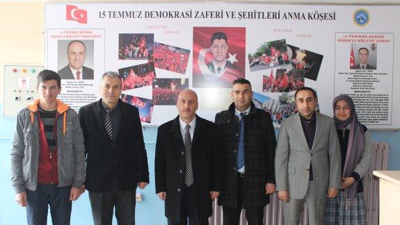 İMKB Anadolu Lisesinde 15 Temmuz Şehitleri köşesi Açıldı.    