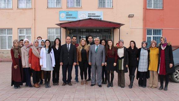 Iğdır Milli Eğitim Müdürü M.Murat Aydoğdu, okul ziyaretlerine devam ediyor.             