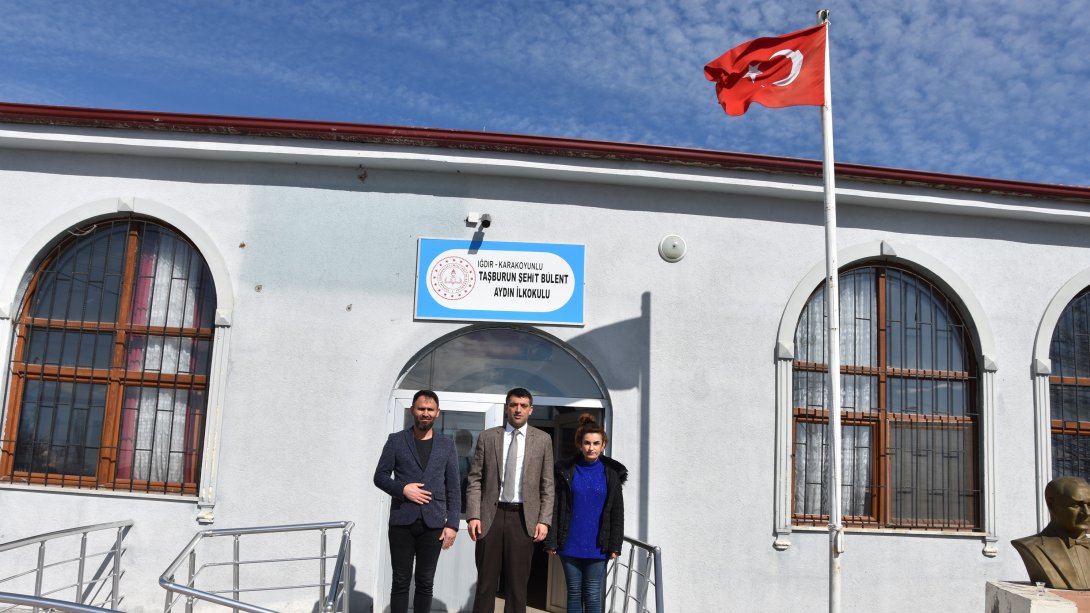 Milli Eğitim Müdürümüz Sn. Servet CANLI, Taşburun Şehit Bülent Aydın İlkokulunu ziyaret etti.