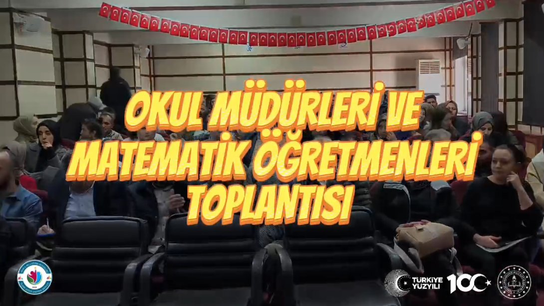 Iğdır Ölçme Değerlendirme Merkezi'nin düzenlemiş olduğu toplantıda, ilimizde görev yapan matematik öğretmenlerimiz ve okul idarecilerimizle bir araya geldik.