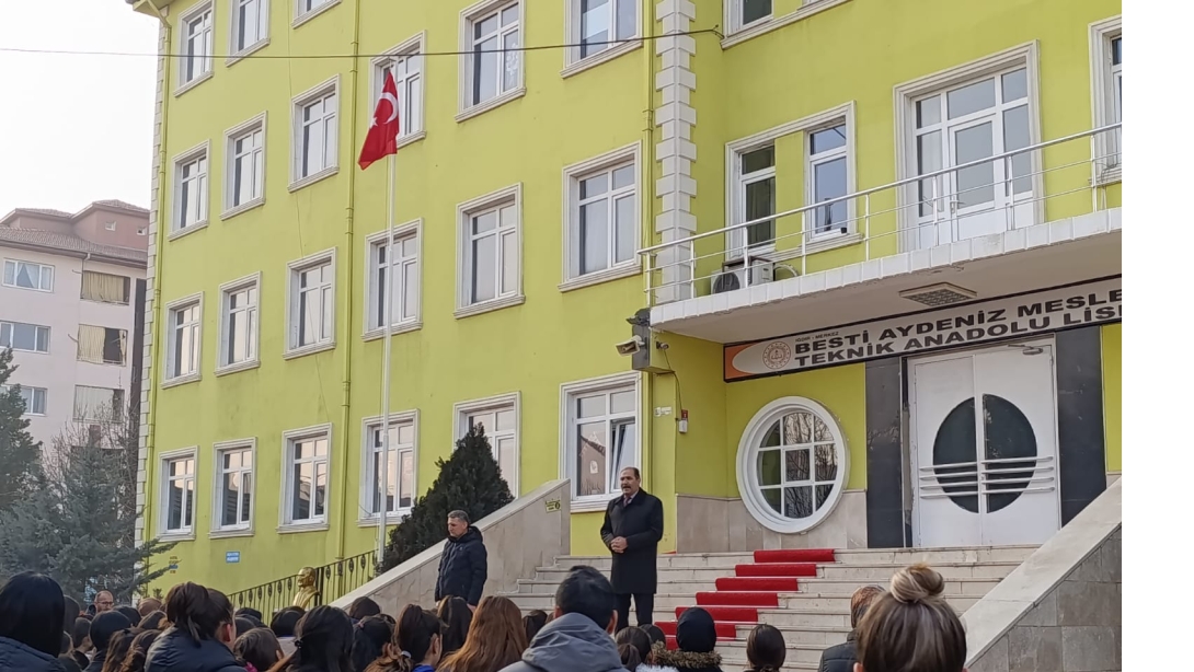 İl Millî Eğitim Müdürü Sayın Aziz GÜN, Besti Aydeniz Mesleki ve Teknik Anadolu Lisesi ve Şehit Erkan Akdeniz İlk ve Ortaokulu'nu Ziyaret Etti.